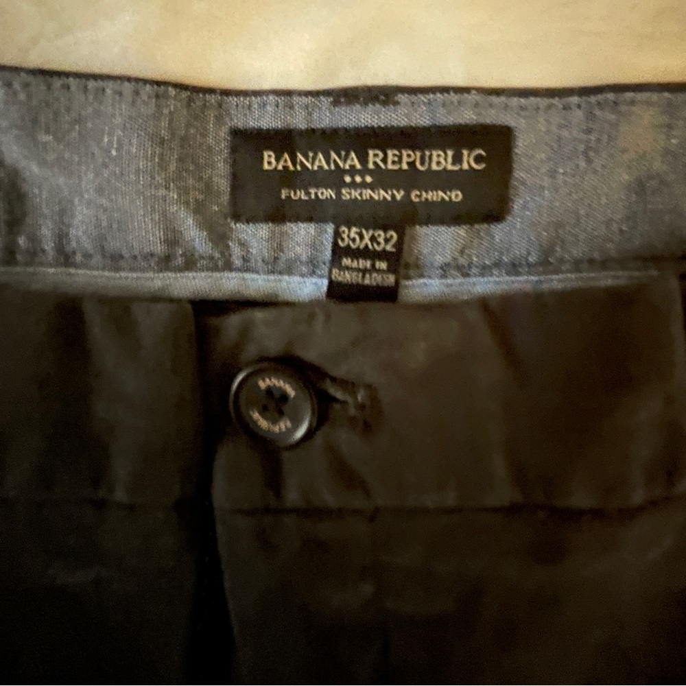 Banana republic chinos 35x32 Slate color